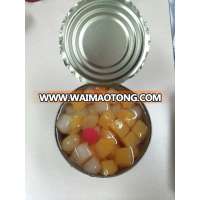 Choice grade new corp canned fruit cocktail in syrup, private label canned fruits manufacturer